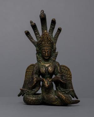 Old Naga Kanya Statue | Figurine Statues | Decorative Statue | Nepali Statues